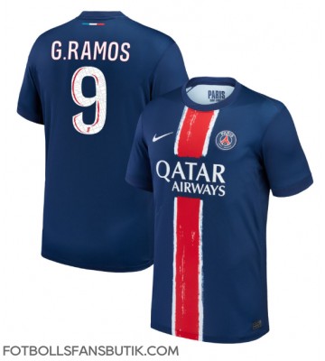 Paris Saint-Germain Goncalo Ramos #9 Replika Hemmatröja 2024-25 Kortärmad